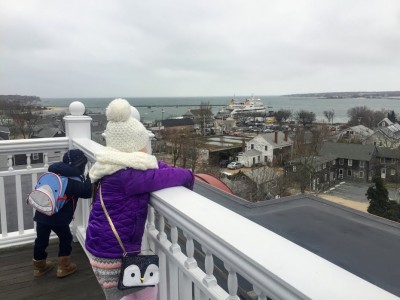 Vineyard Haven Harbor View From Mansion House Hotel Roof Deck Martha's Vineyard