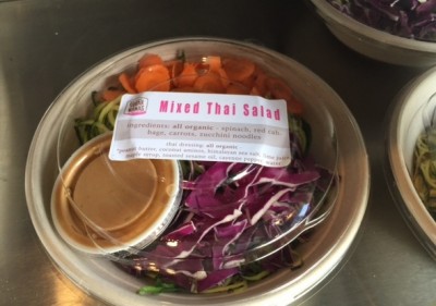 Not Your Sugar Mamas Organic Cafe Thai salad