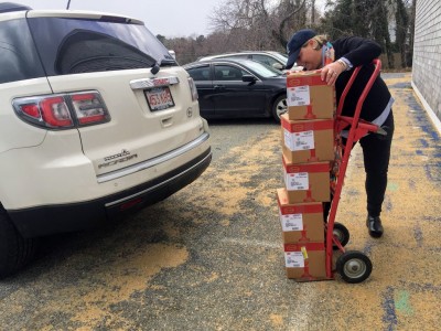 Martha's Vineyard Boys & Girls Club Chicken Tender Donation Delivery Healthy Happy Kids