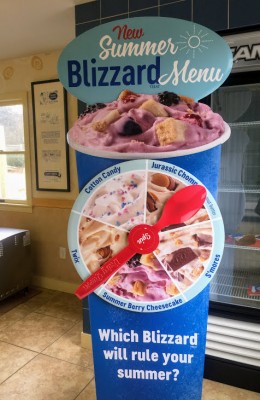 Blizzard Spinner At Dairy Queen Martha's Vineyard