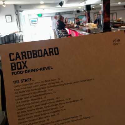 New Martha's Vineyard Restaurant The Cardboard Box Opens In Oak Bluffs