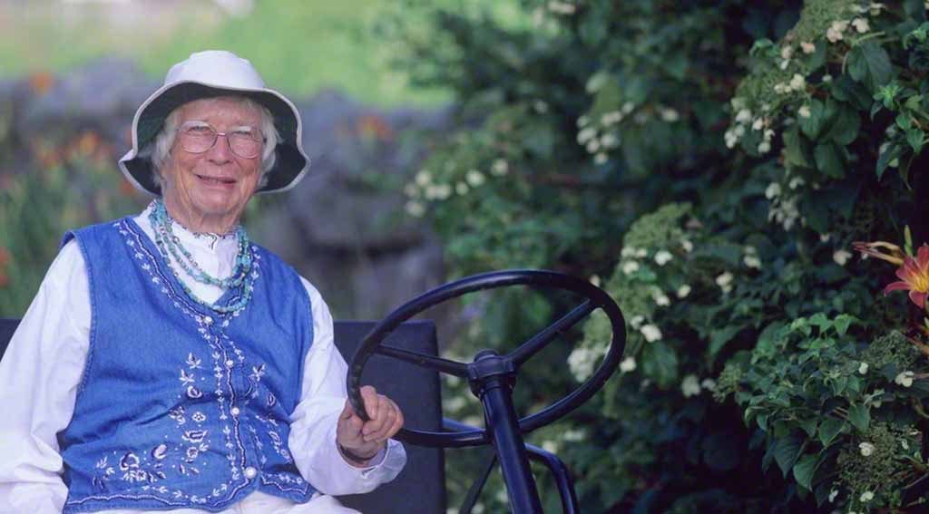 Martha's Vineyard Gardener Polly Hill At What Is Now The Polly Hill Arboretum In West Tisbury