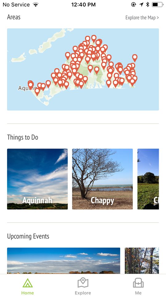 Trails MV App Maps All the Walking & Hiking Trails on Martha's Vineyard
