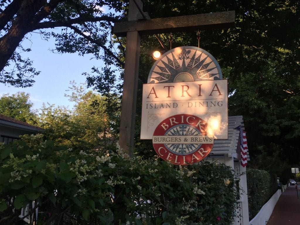 Martha's Vineyard Restaurant: Atria Restaurant In Edgartown Opens New Outside Dining, Bar, Pizza