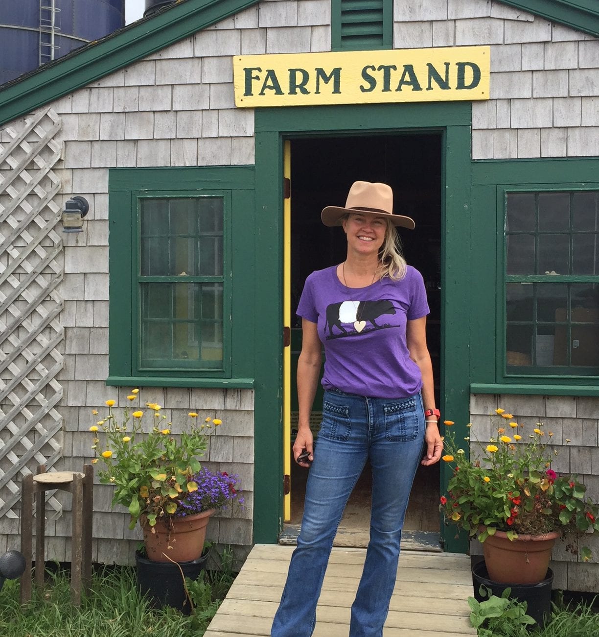 The Farm Institute Meals In The Meadows - Eunice Youmans, the General Manager for the Trustees on Martha's Vineyard