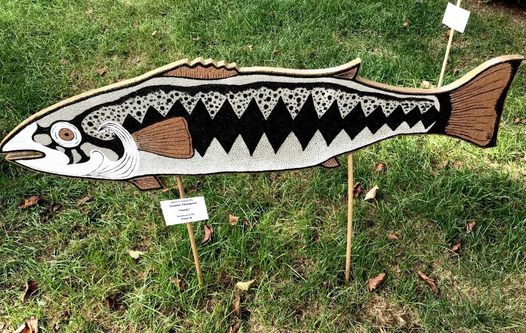 Point B Realty Sponsored Bass In The Grass Art Auction Martha's Vineyard Fishing Derby
