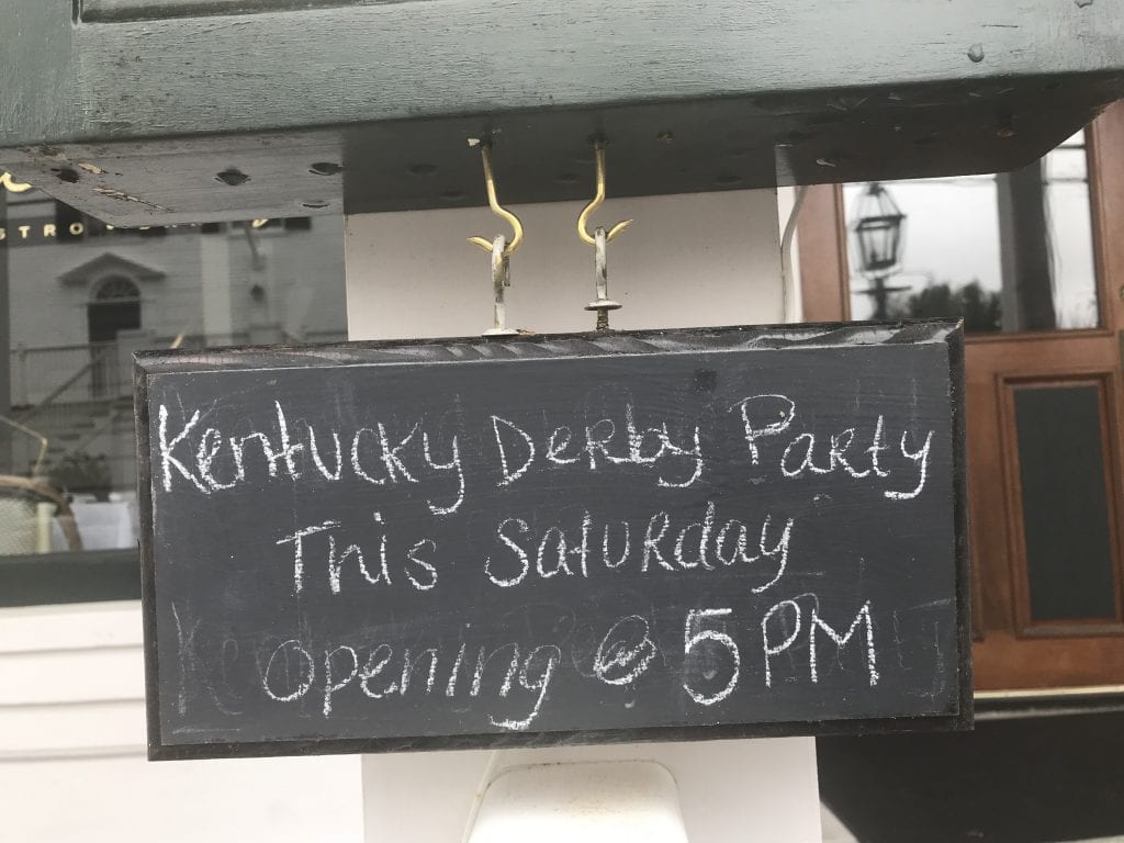 Alchemy Restaurant Edgartown Martha's Vineyard Kentucky Derby Party
