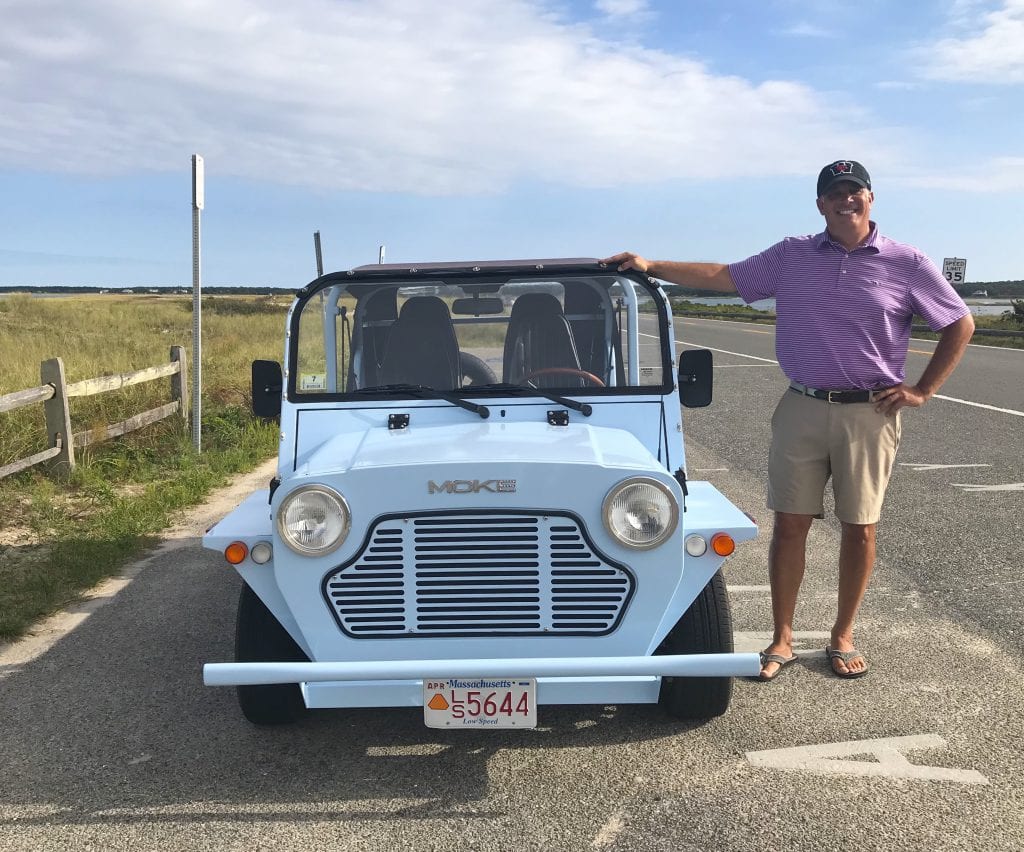 Martha's Vineyard Auto Rental Owner Bryan Nelson Rents MOKE vehicles the perfect Island car for getting around