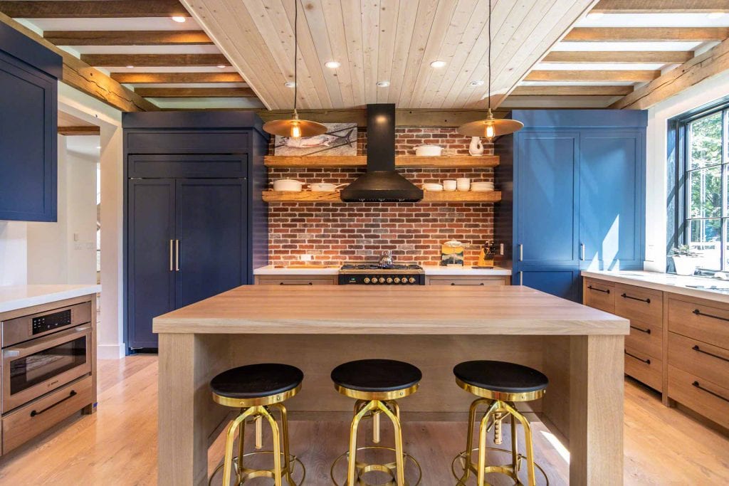 Chef's Kitchen At Newly Listed Point B Rental Sleekly Designed Farmhouse With Pool And Private Beach Access On Katama Bay Martha's Vineyard Vacation Rentals 