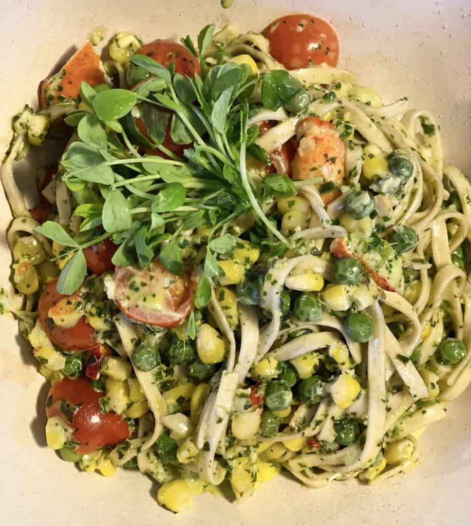 The kitchen team’s favorite - Lobster Linguini WE LOVE MV: Beach Road Restaurant In Vineyard Haven Opens For The Season