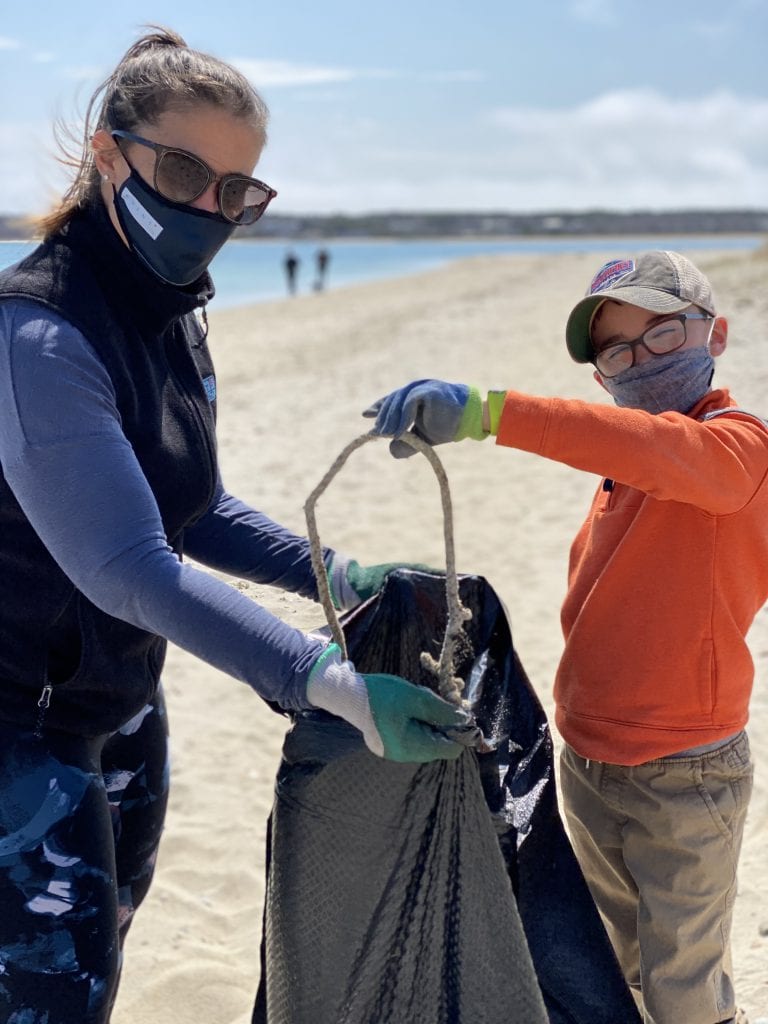 Point B Realty Annual B Good To MV Earth Day Beach Cleanup The Point B Team And Kids cleans Up Lighthouse Beach In Edgartown