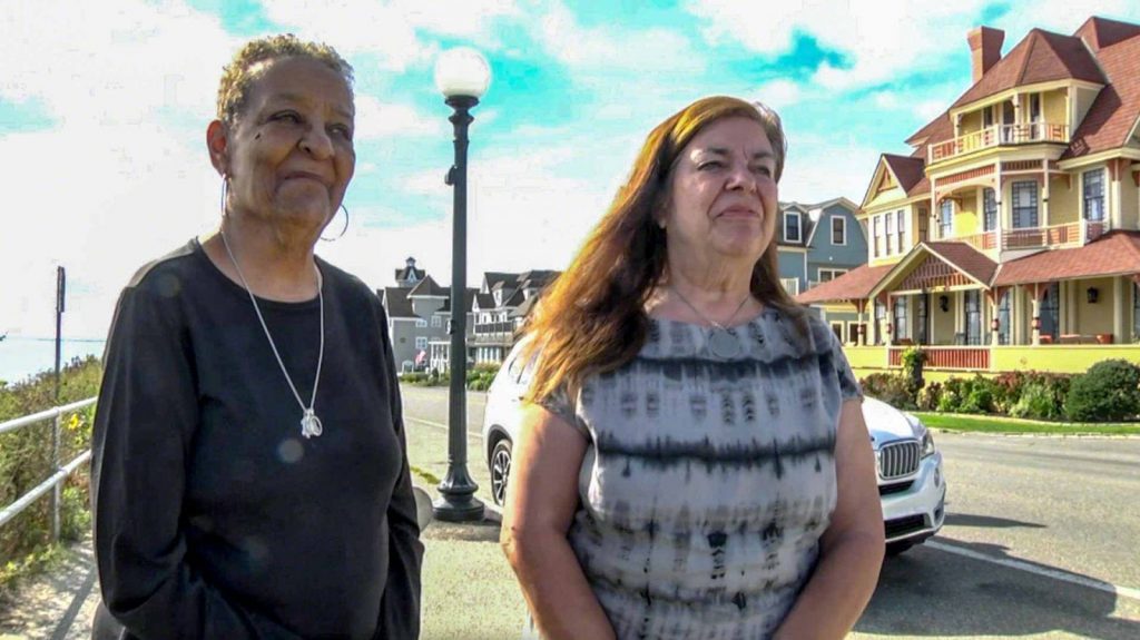 Black History MV: African American American Heritage Trail co-founders Dr. Elaine Cawley Weintraub and Carrie Tankard Villa Rosa House Oak Bluffs