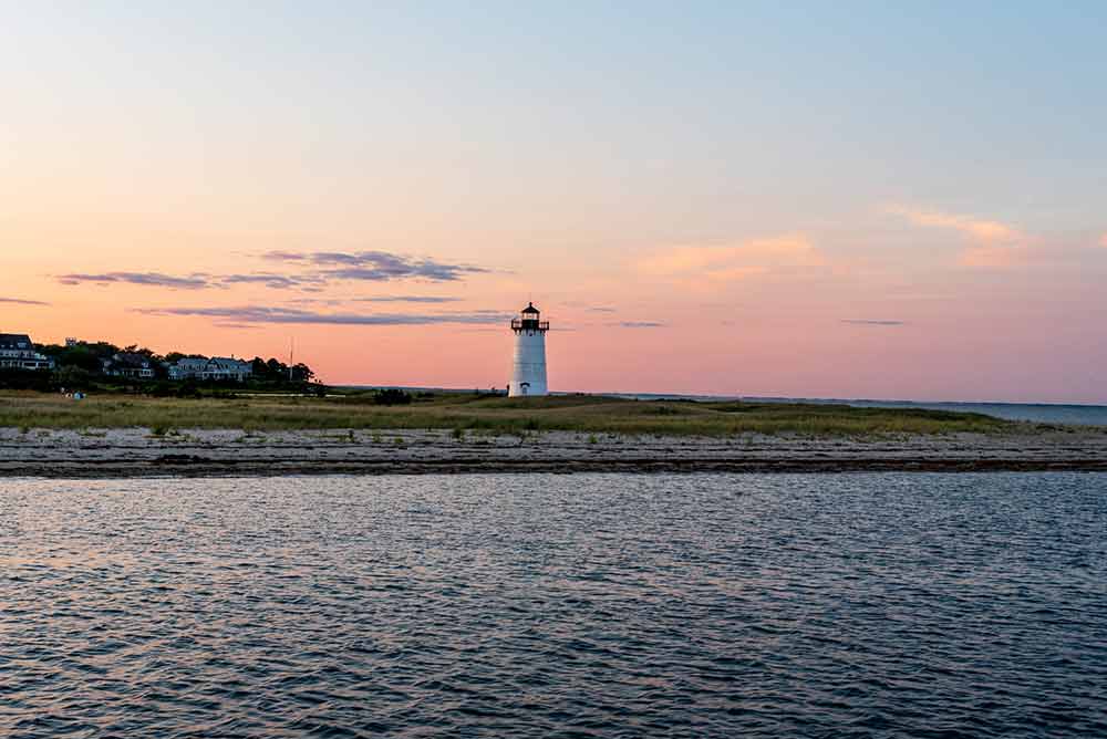 Edgartown Harbor Lighthouse Is Named One Of the Top 12 Lighthouses In Massachusetts - Watch Our Video Adventure For Martha's Vineyard Bucket List Series