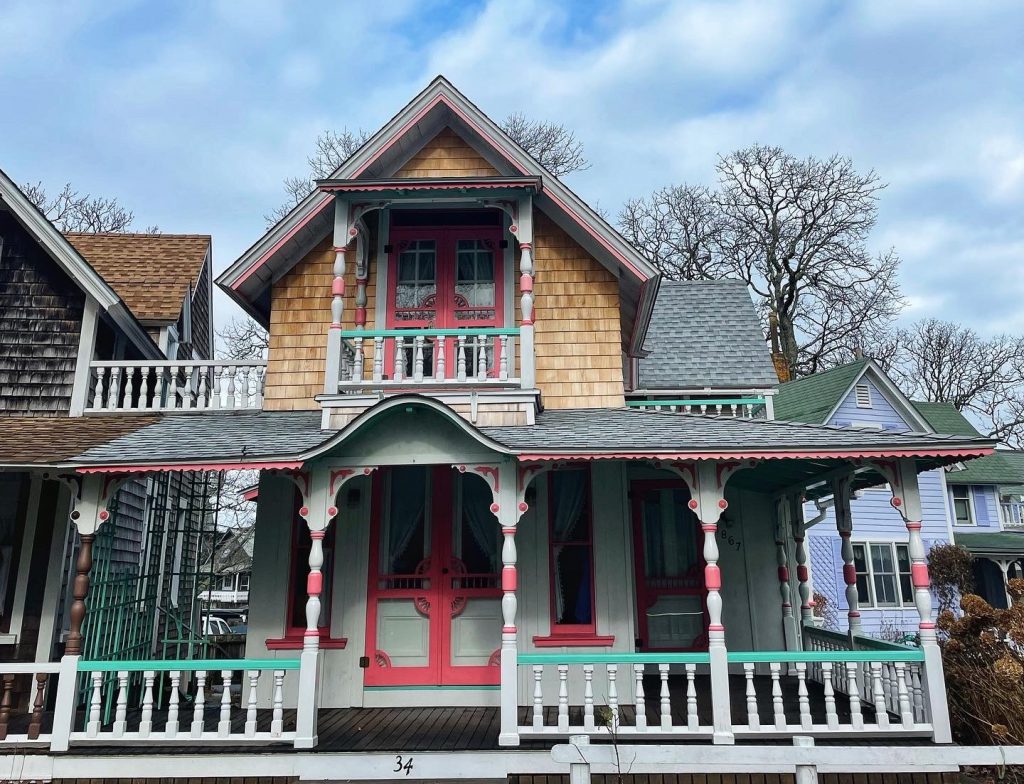 What To Do In Oak Bluffs During The Winter On Martha's Vineyard -  Admire hundreds of gingerbread cottages in Oak Bluffs.