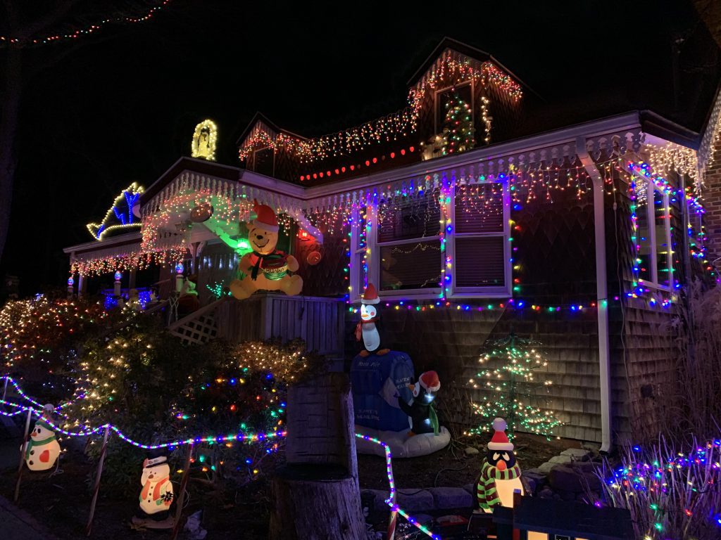 The Most Enchanting Places on Martha’s Vineyard to Visit This Holiday Season Gatchell House Christmas Lights in Oak Bluffs