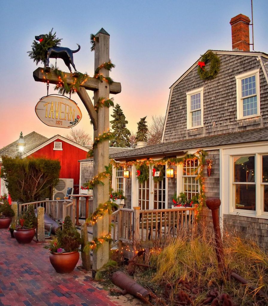 The Most Enchanting Places on Martha’s Vineyard to Visit This Holiday Season Black Dog Campus in Vineyard Haven